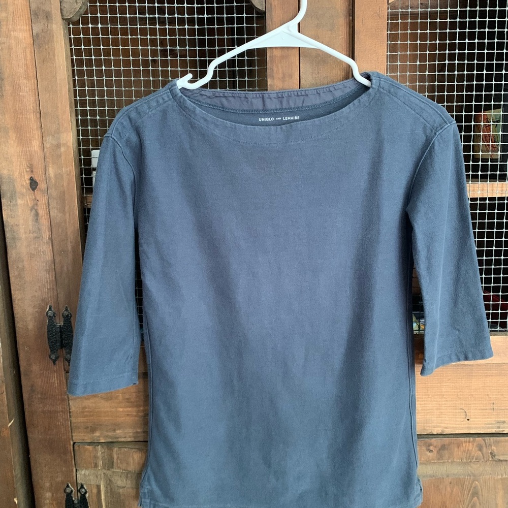 Uniqlo and Lemaire boat neck shirt